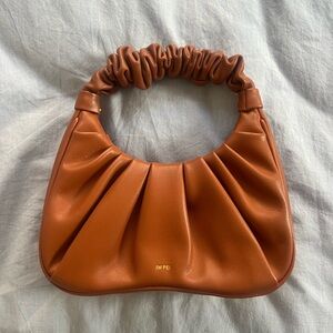 JW PEI Women's Brown Gathered Shoulder Bag